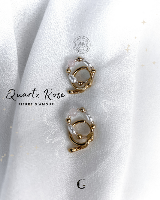 Syndra - Boucles d'oreilles (avec la pierre de ton choix)