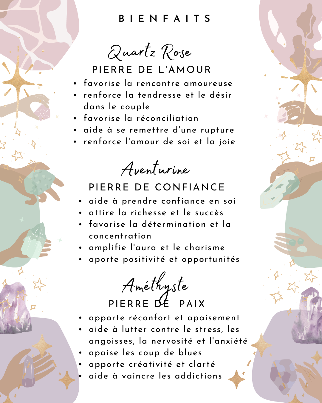 Oriana - Boucles d'oreilles (avec la pierre de ton choix)