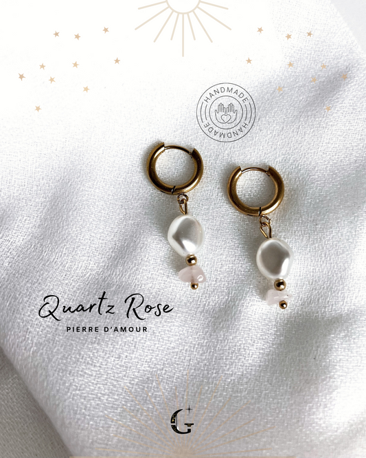 Charisma - Boucles d'oreilles (avec la pierre de ton choix)