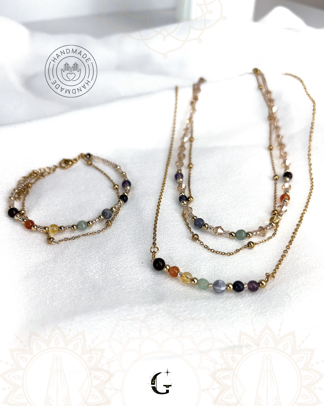 Chakra - Double Collier (ou Triple Chakra)