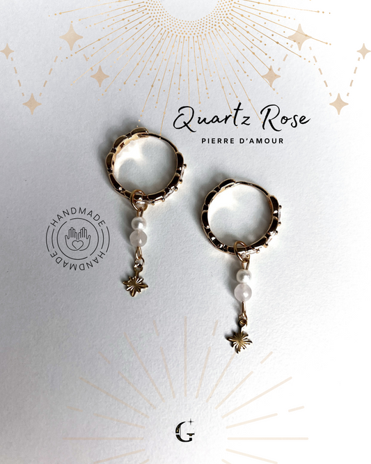 Estella - Boucles d'oreilles (avec la pierre de ton choix)