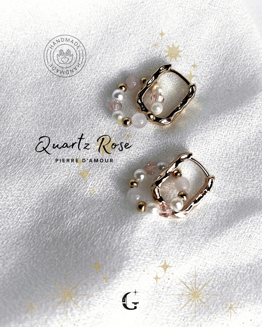 Solena - Boucles d'oreilles (avec la pierre de ton choix)