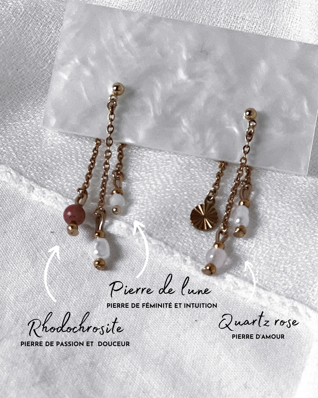 Les amoureuses - Boucles d'oreilles