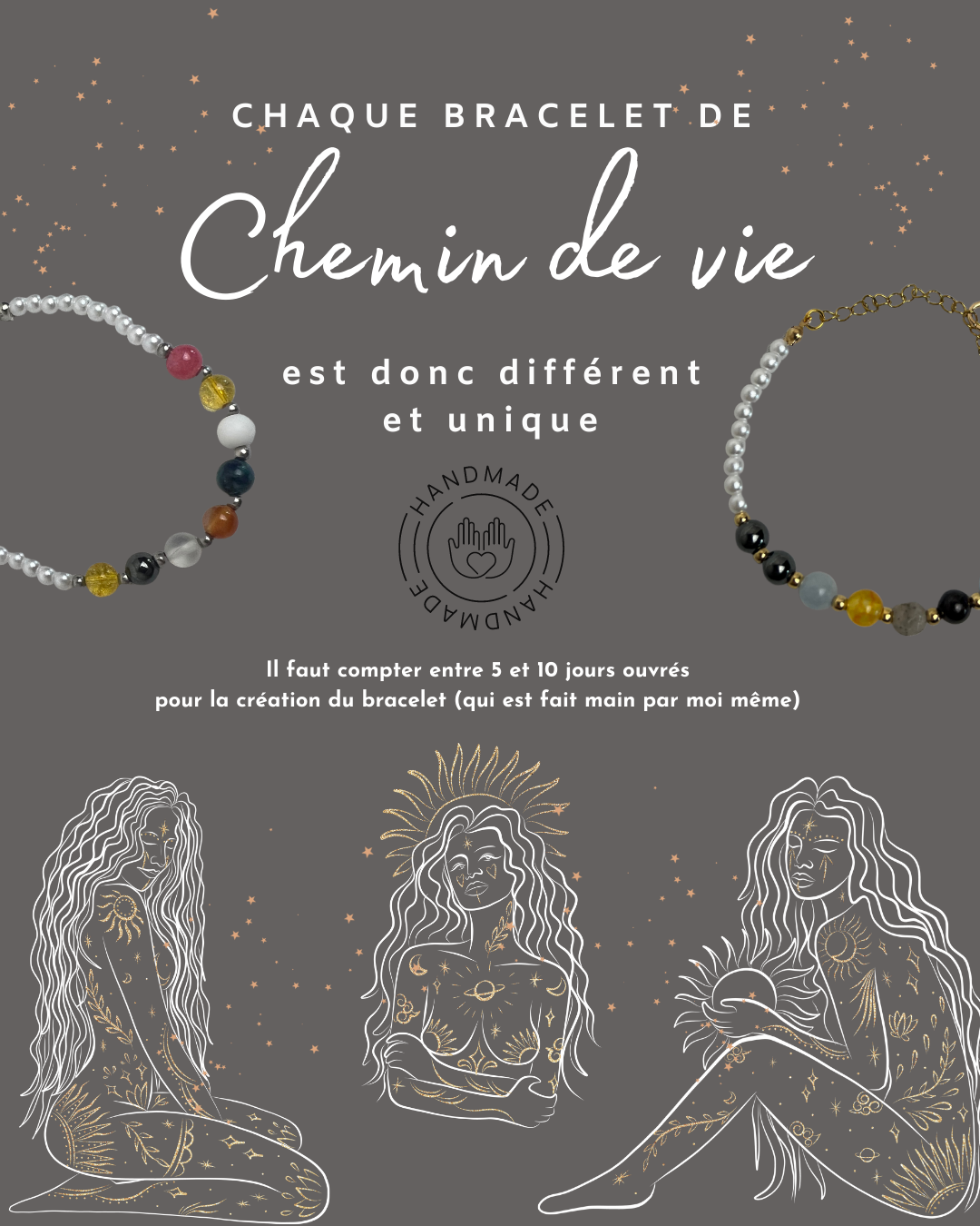 Chemin de Vie - Bracelet (Argenté)