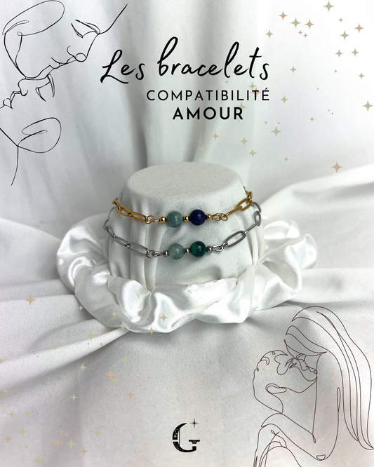 Amour Astro - 2 bracelets de compatibilité